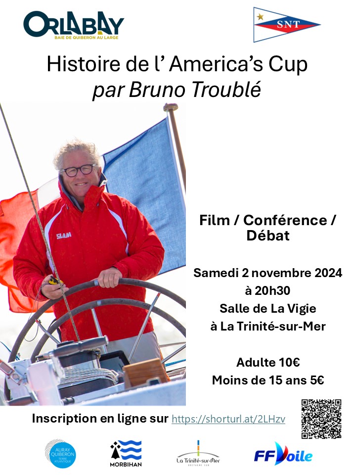 Film – Conférence – Débat Histoire de l’America’s Cup par Bruno Troublé